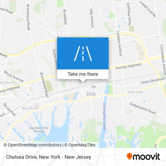 Chelsea Drive map