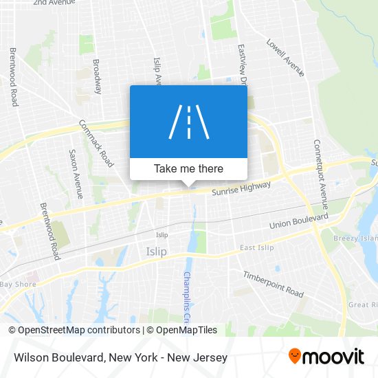 Mapa de Wilson Boulevard