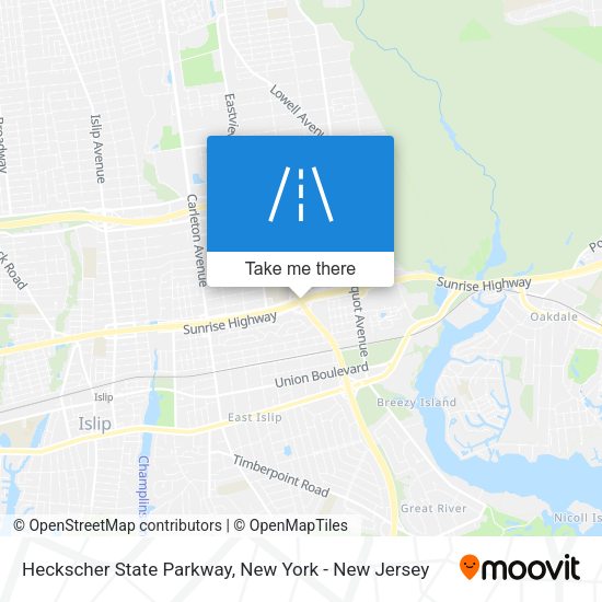 Mapa de Heckscher State Parkway