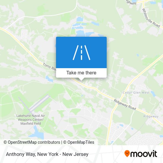 Anthony Way map