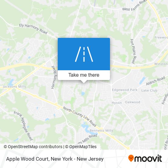 Apple Wood Court map