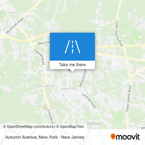 Mapa de Autumn Avenue