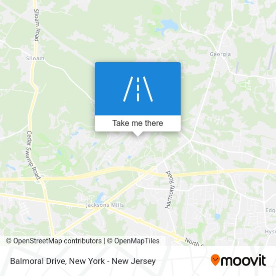 Mapa de Balmoral Drive