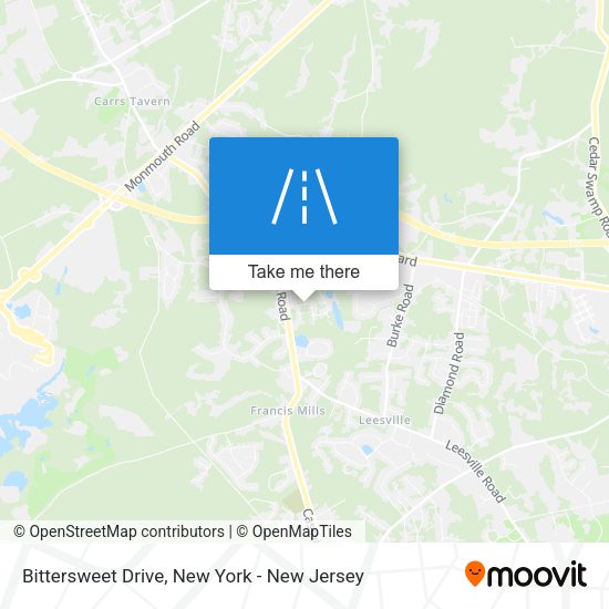 Mapa de Bittersweet Drive