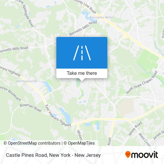 Mapa de Castle Pines Road