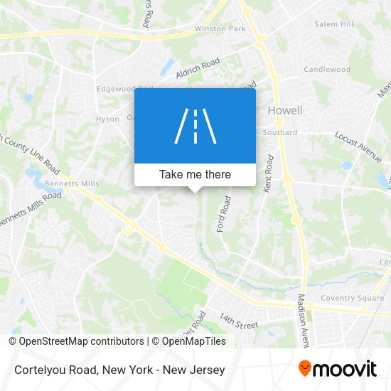 Mapa de Cortelyou Road