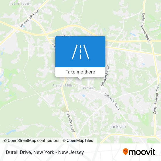 Mapa de Durell Drive
