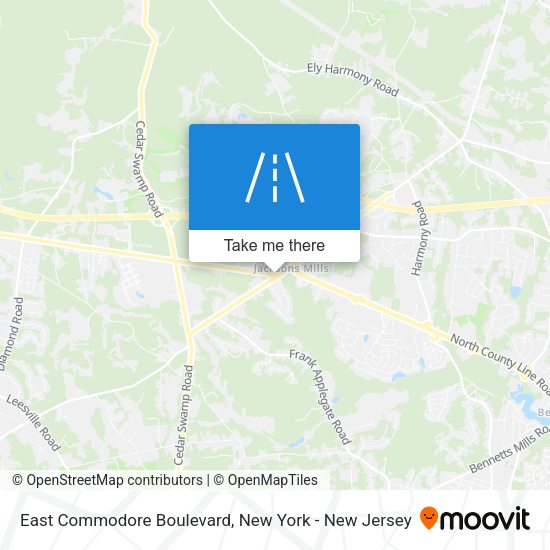 Mapa de East Commodore Boulevard