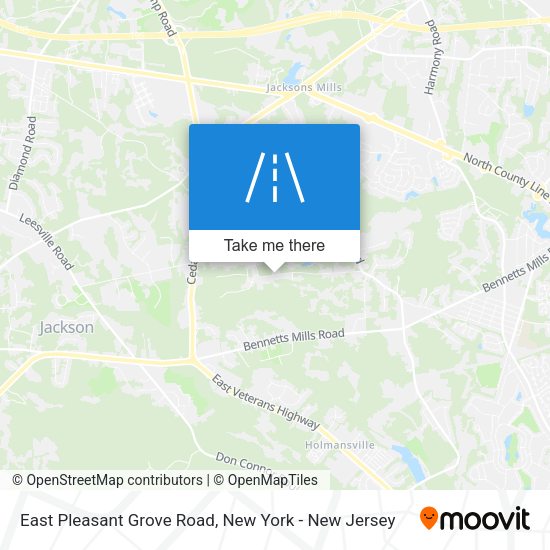 Mapa de East Pleasant Grove Road
