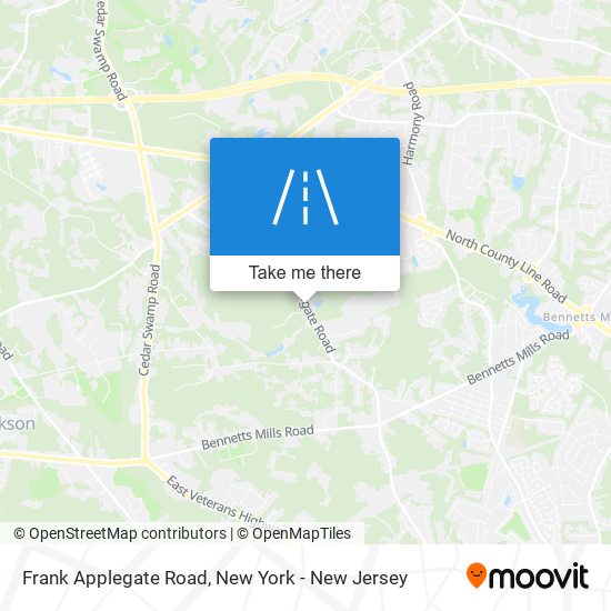 Frank Applegate Road map