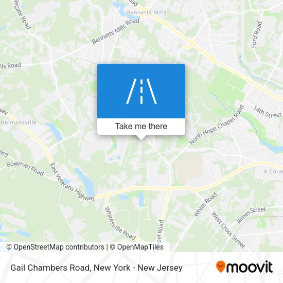 Mapa de Gail Chambers Road