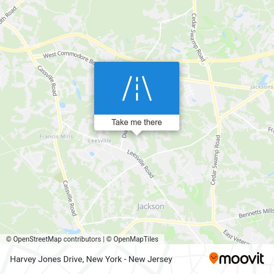 Mapa de Harvey Jones Drive