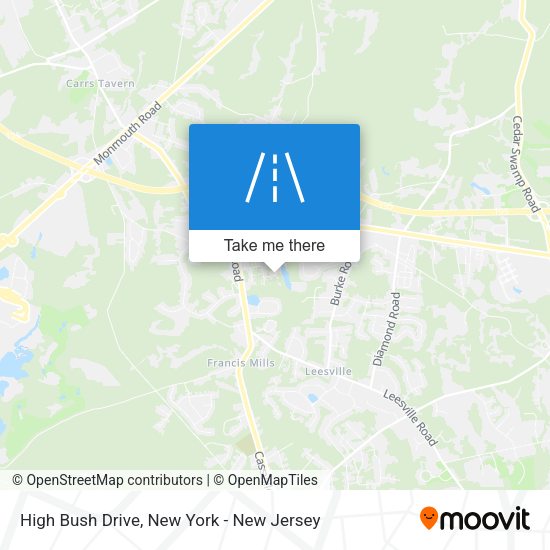 Mapa de High Bush Drive