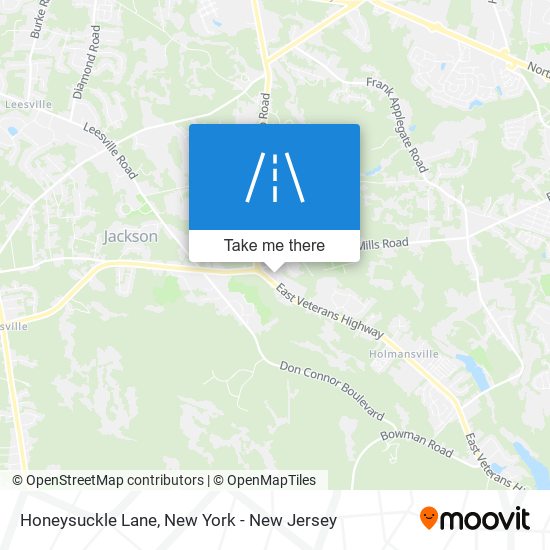 Honeysuckle Lane map