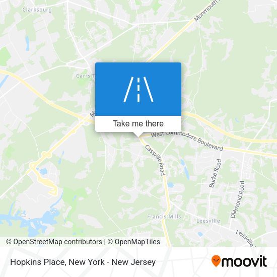 Mapa de Hopkins Place