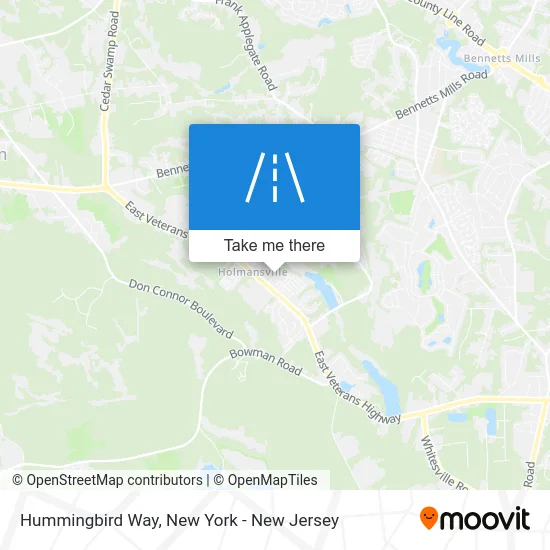 Hummingbird Way map