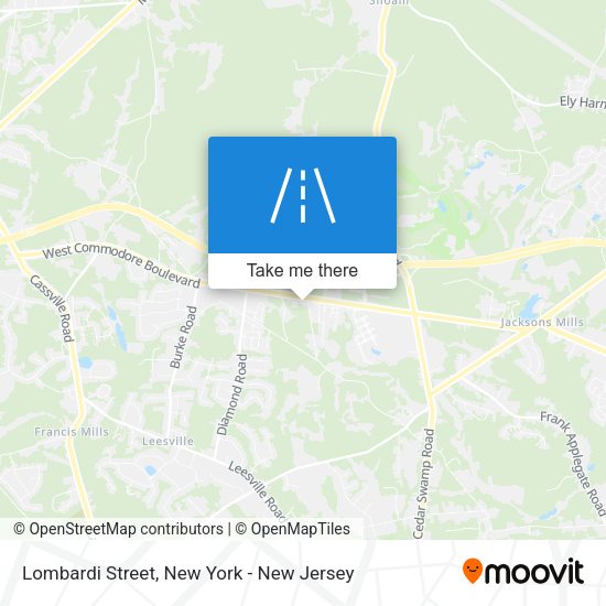 Mapa de Lombardi Street