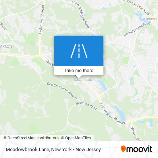 Meadowbrook Lane map