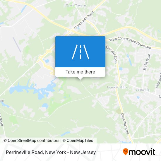 Mapa de Perrineville Road