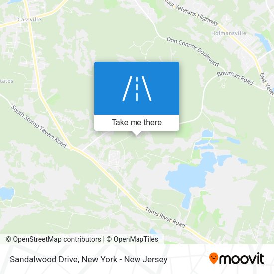 Sandalwood Drive map