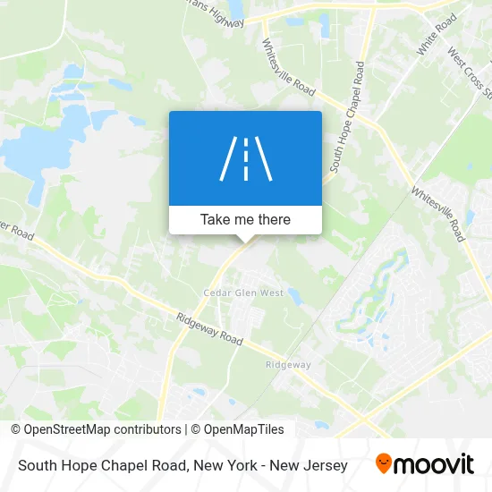 South Hope Chapel Road map