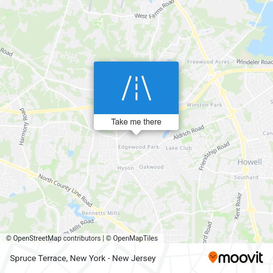 Mapa de Spruce Terrace