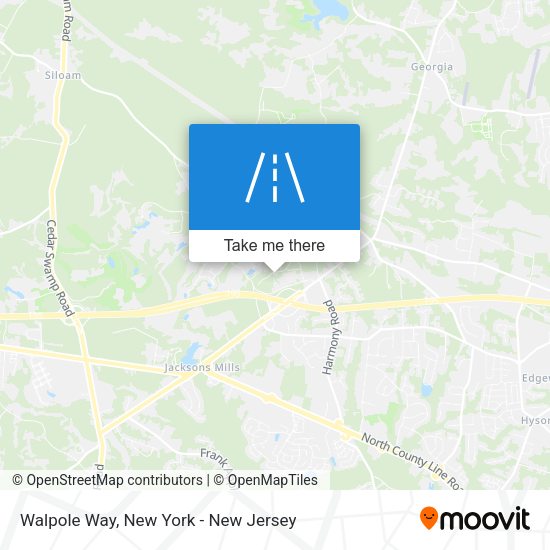 Mapa de Walpole Way