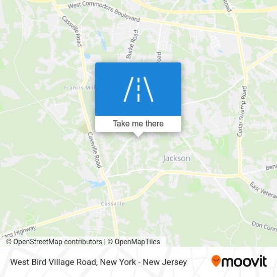 Mapa de West Bird Village Road