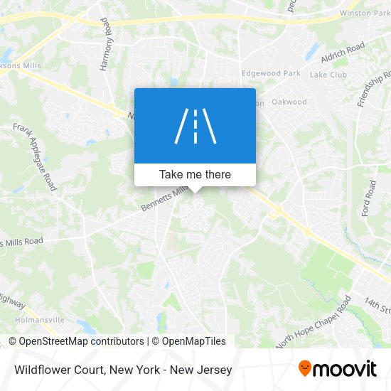 Mapa de Wildflower Court