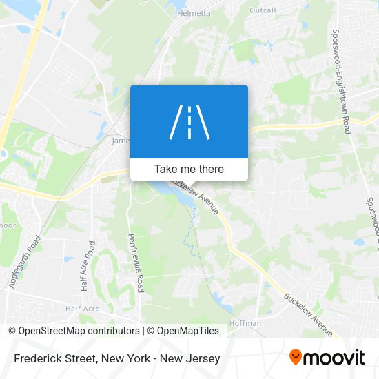 Mapa de Frederick Street