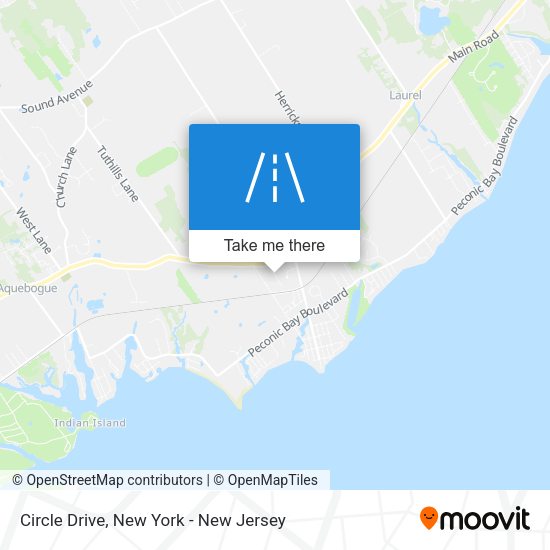 Circle Drive map