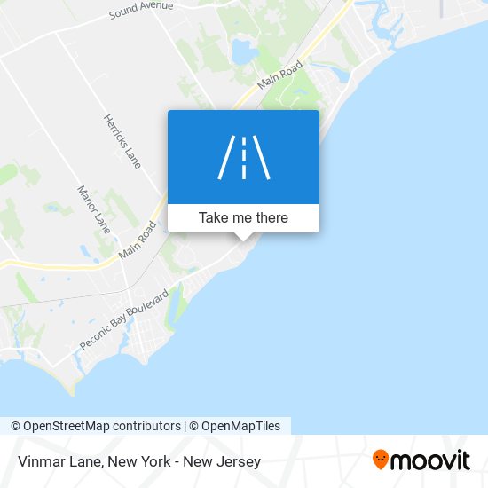 Mapa de Vinmar Lane
