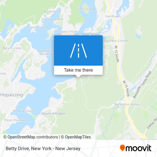 Betty Drive map