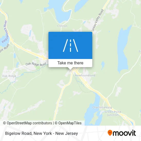 Bigelow Road map