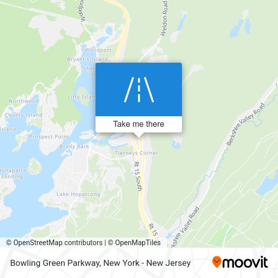 Mapa de Bowling Green Parkway