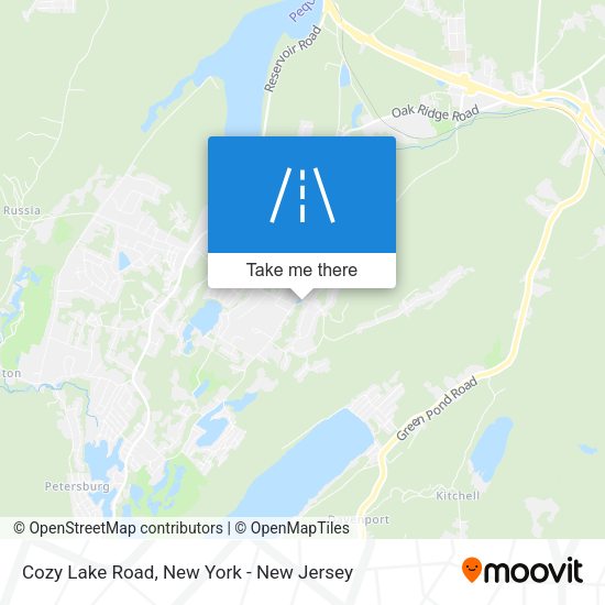 Mapa de Cozy Lake Road