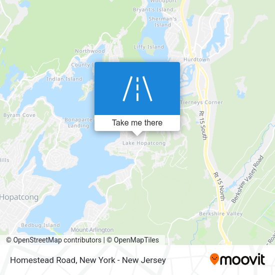 Mapa de Homestead Road