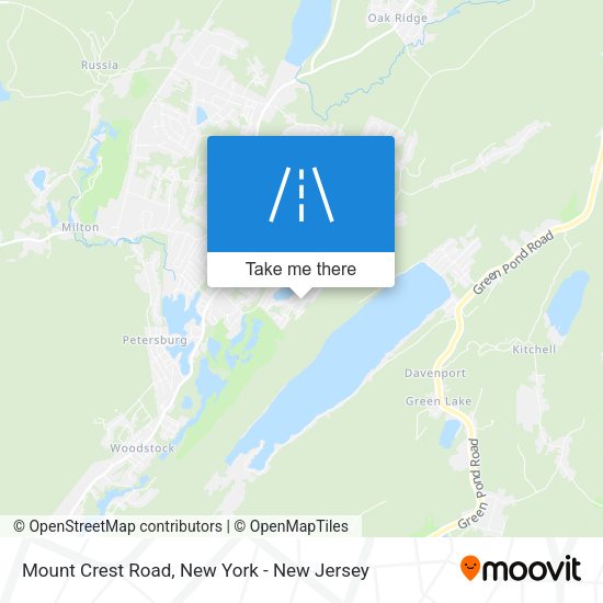 Mount Crest Road map