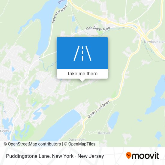 Mapa de Puddingstone Lane