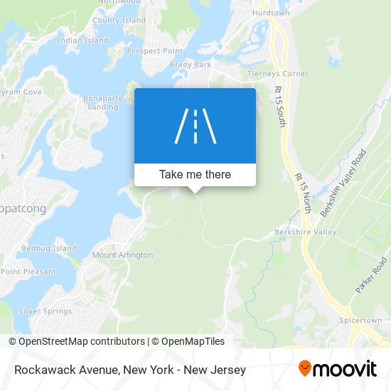 Rockawack Avenue map