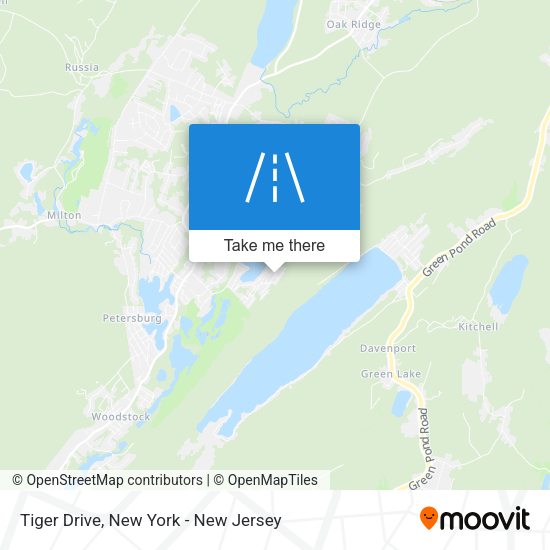 Tiger Drive map