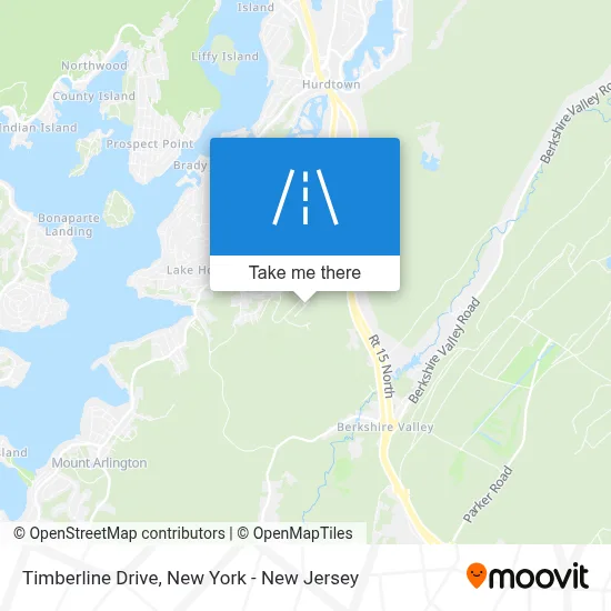 Timberline Drive map
