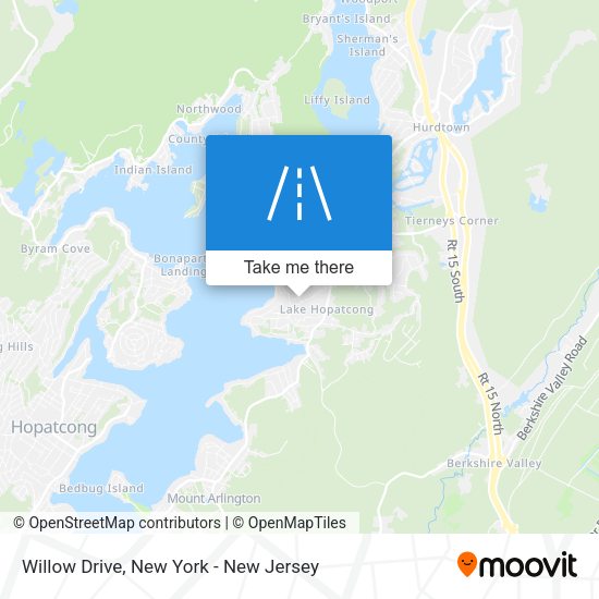 Mapa de Willow Drive