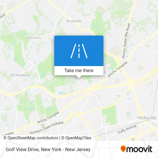 Golf View Drive map