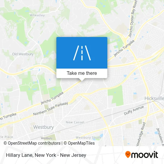 Hillary Lane map