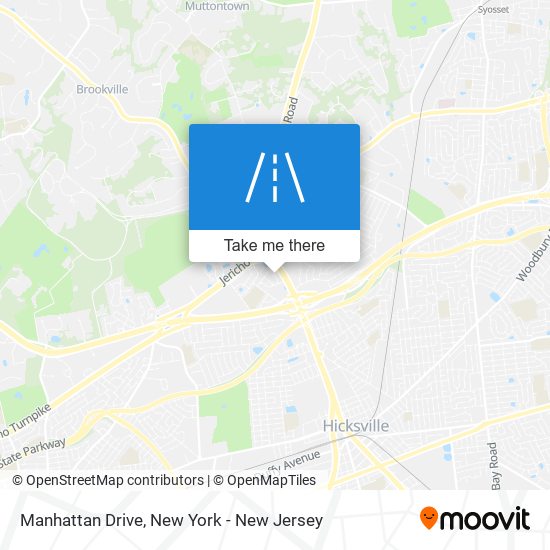 Manhattan Drive map