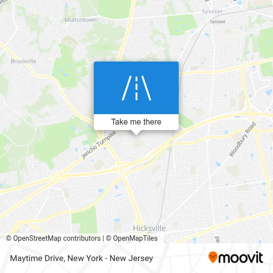Maytime Drive map