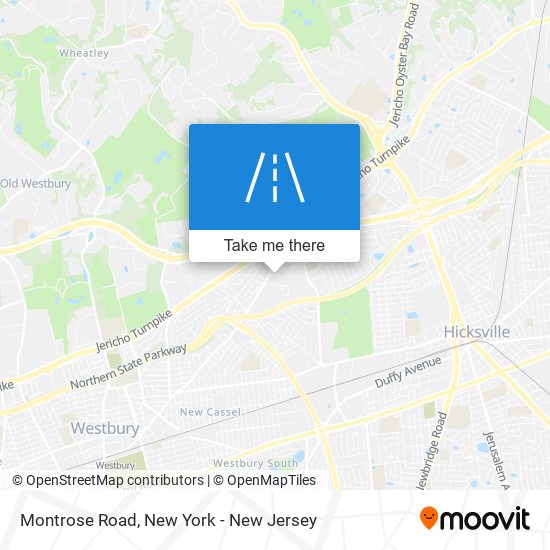 Montrose Road map