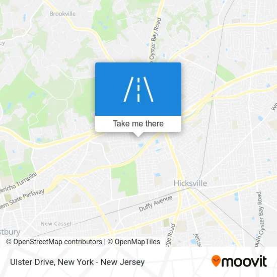 Ulster Drive map