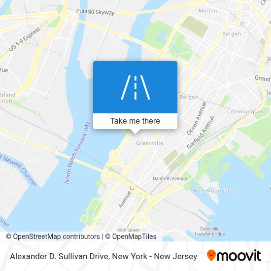 Alexander D. Sullivan Drive map